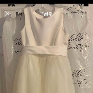 David’s Bridal flower girl dress